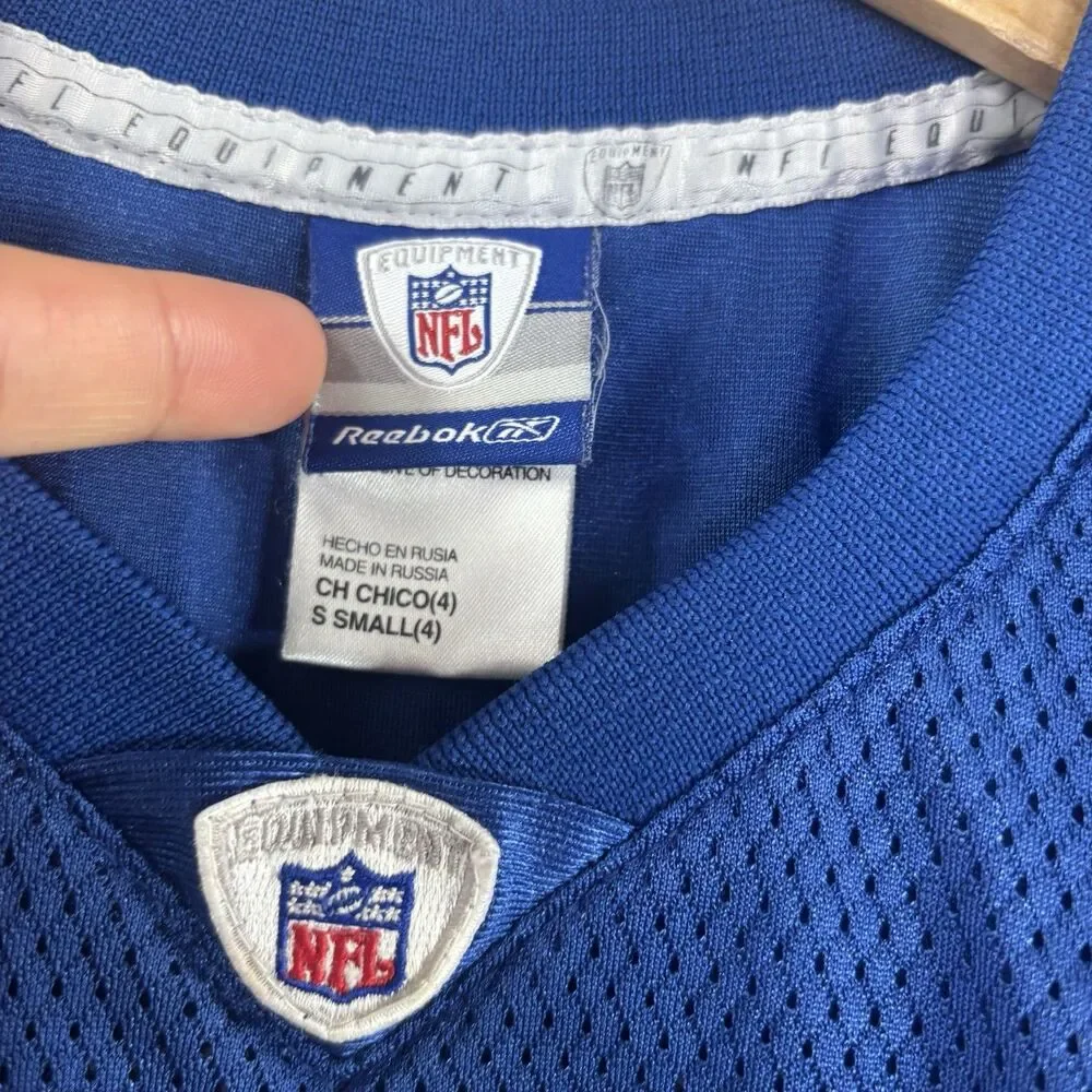 Vintage 90s Reebok NFL Indianapolis Colts #18 Peyton Manning Jersey Youth S Blue